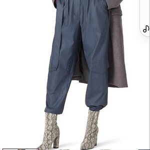 TANYA TAYLOR MEGAN FAUX LEATHER PANTS